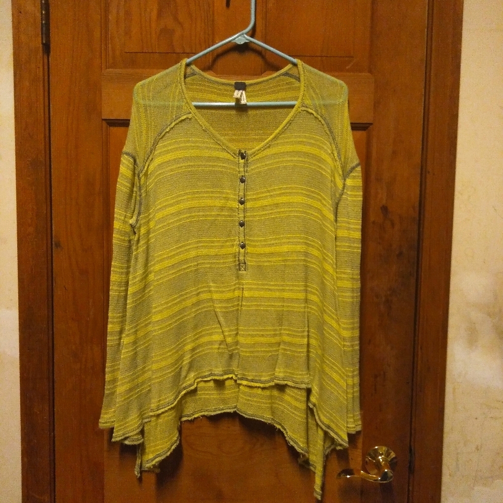 Free People Oversized Striped Too